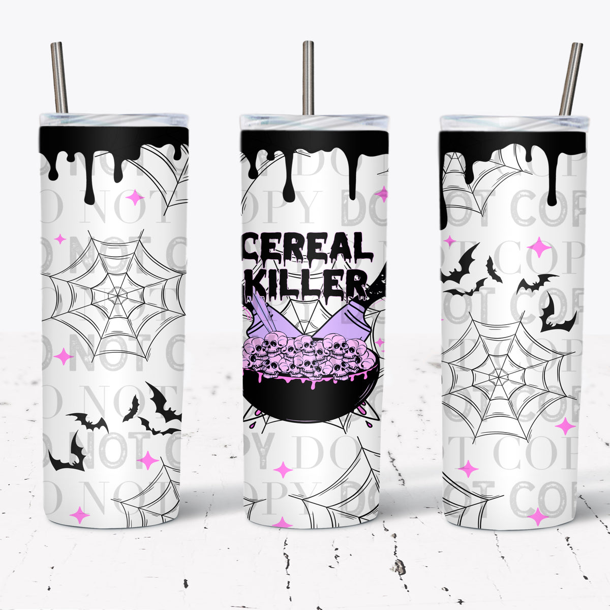 Cereal Killer Purple Tumbler Wrap