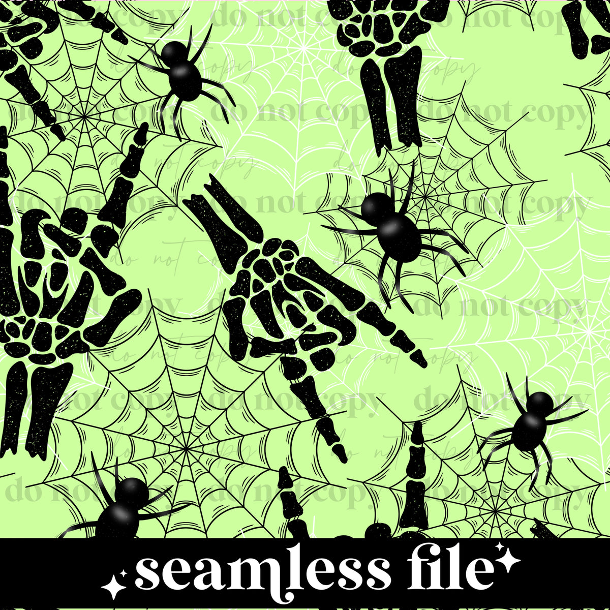 Green rock webs seamless