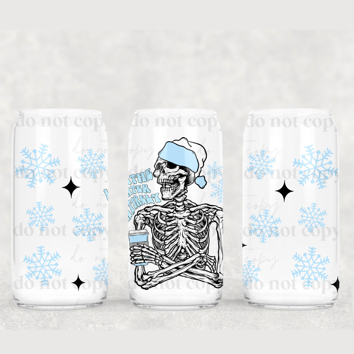 Loathe Winter Glass 16oz Wrap