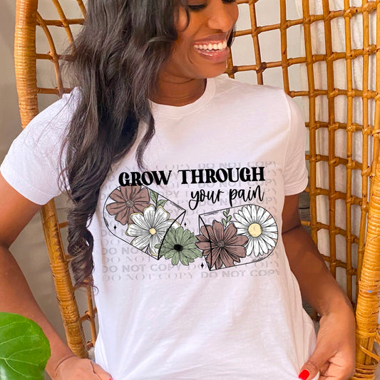Grow Through Your Pain Full Color