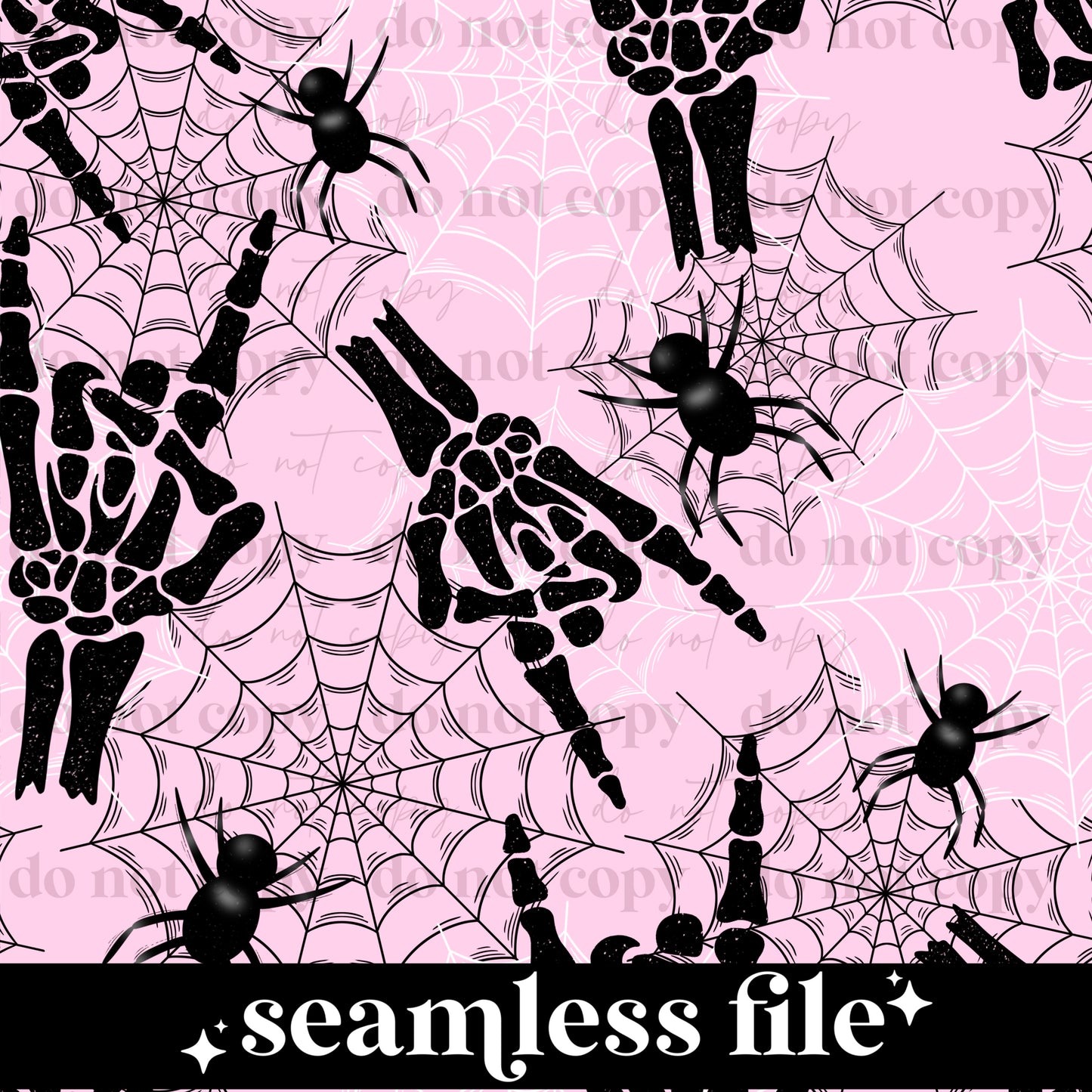 Pink rock webs seamless