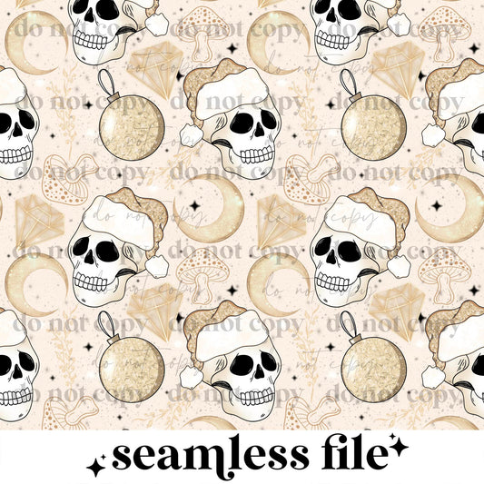Santa Skellie Seamless