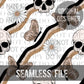 Skull Daisy seamless  Cerra's Shop Creates   