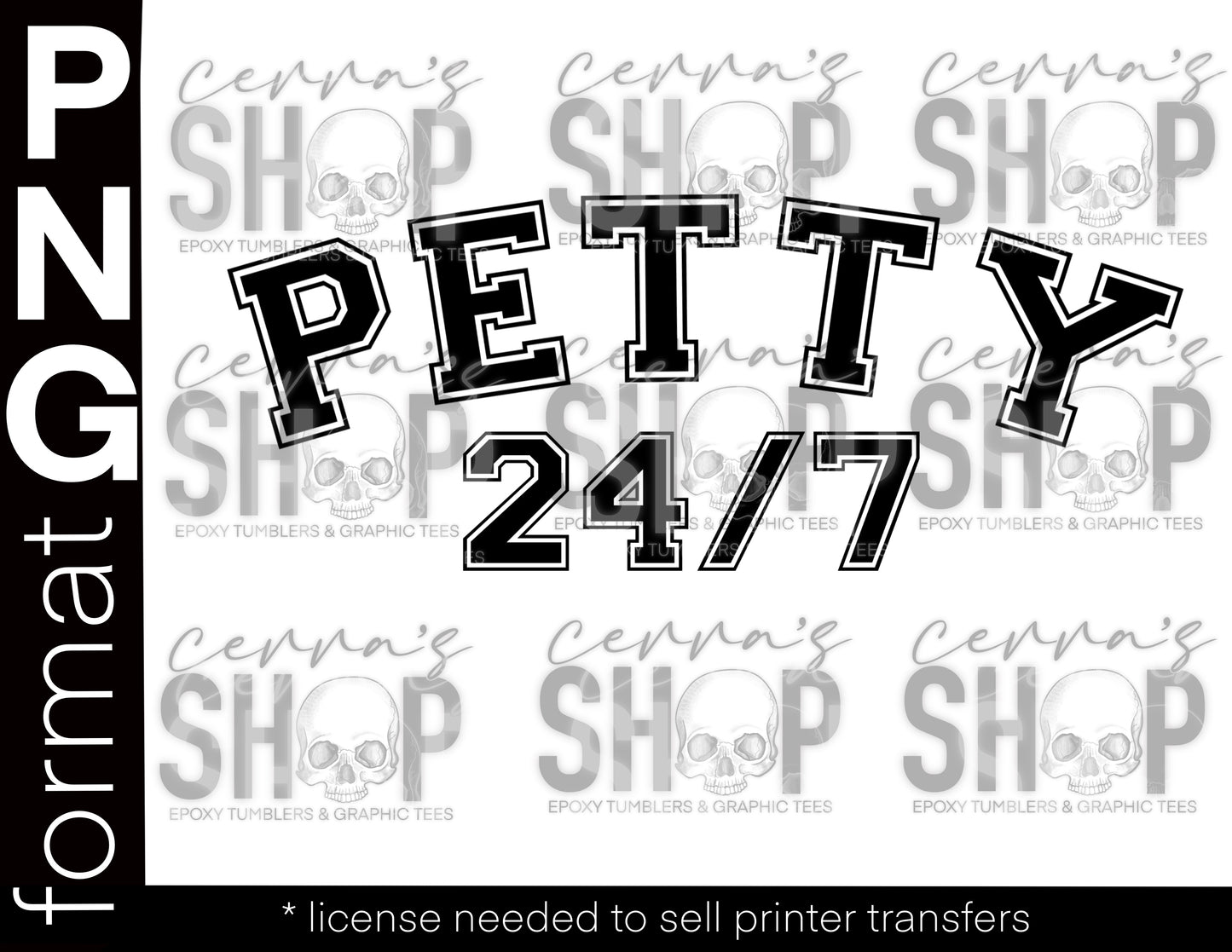 Petty 24/7  Cerra's Shop Creates   