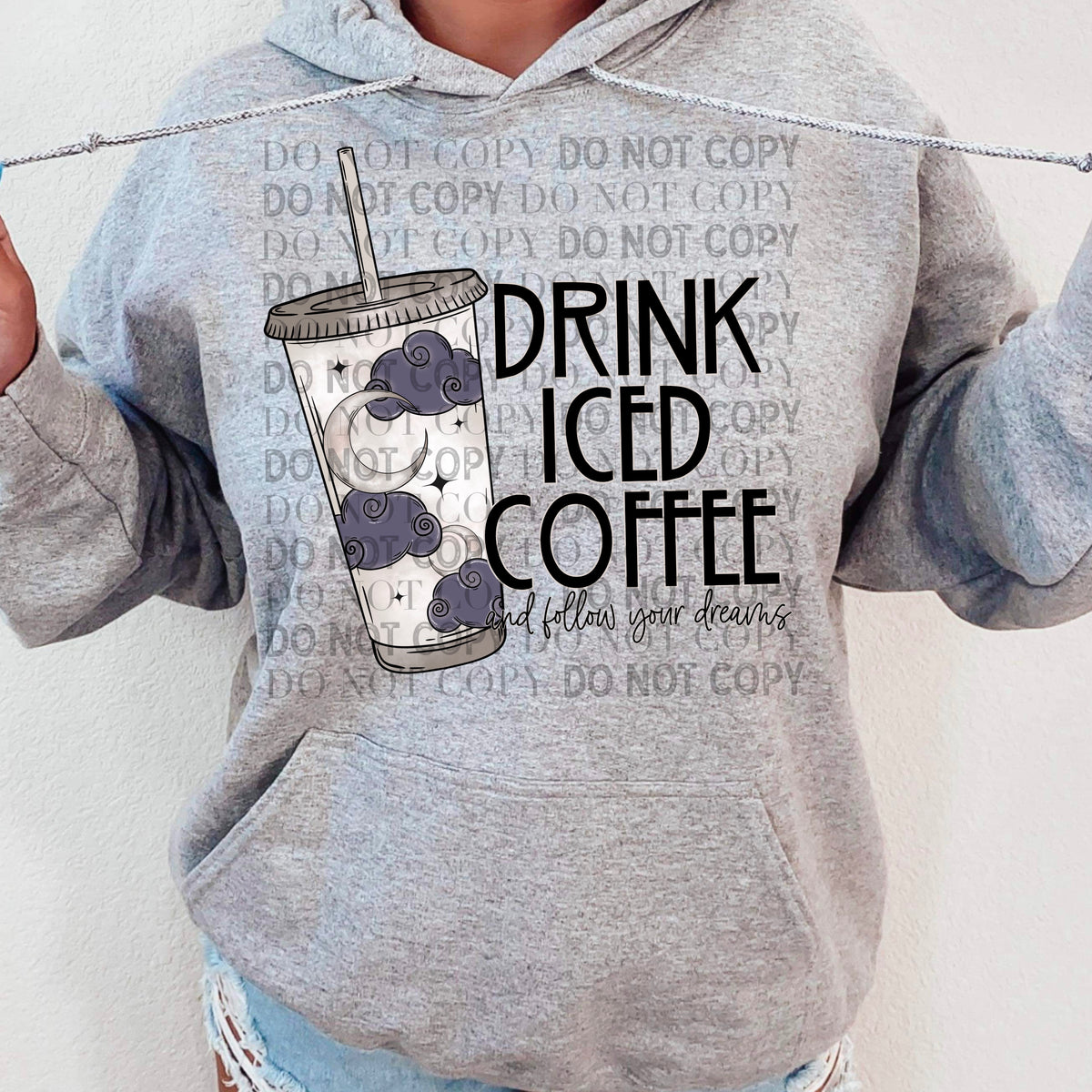 Drink Iced Coffee Full Color  Cerra's Shop Creates   