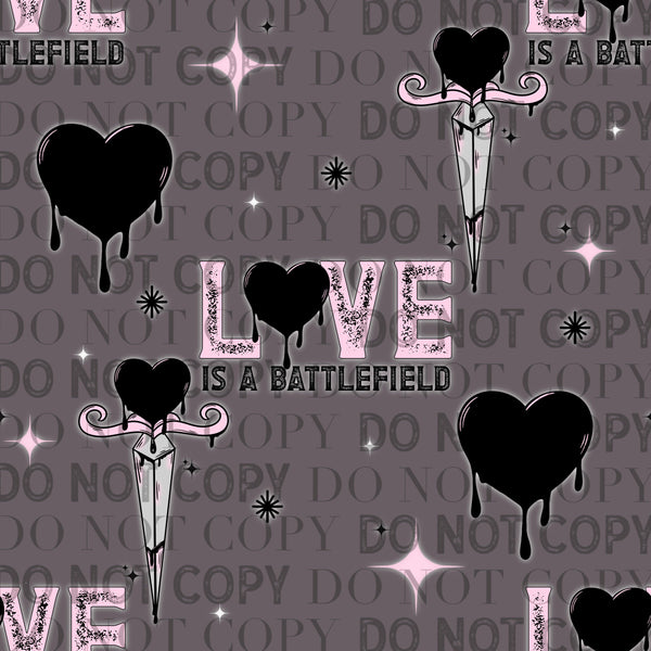 Love Is A Battlefield Seamless  Cerra's Shop Creates   