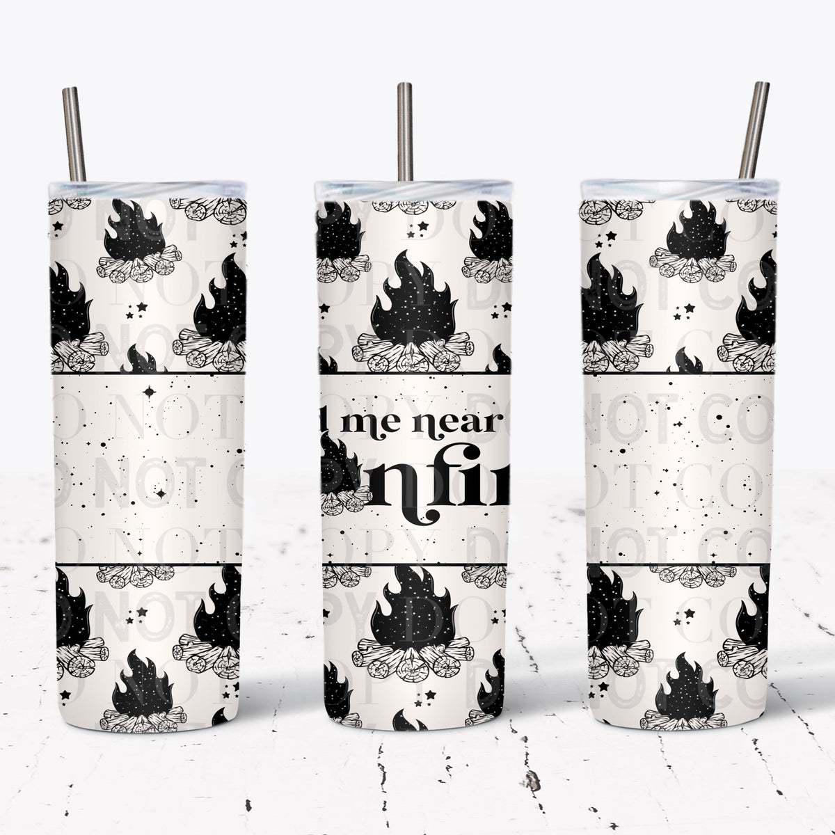 Bonfire Tumbler Wrap  Cerra's Shop Creates   