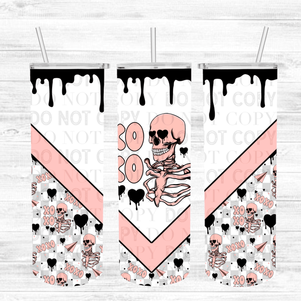 Xoxo skull tumbler wrap  Cerra's Shop Creates   