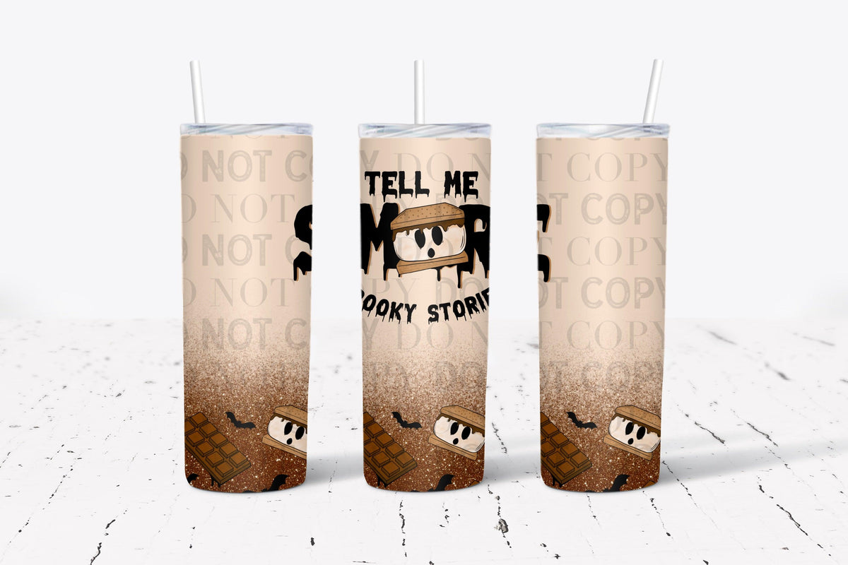 Smore spooky Tumbler Wrap