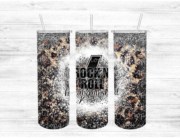 Rock n roll soul  tumbler wrap  Cerra's Shop Creates   