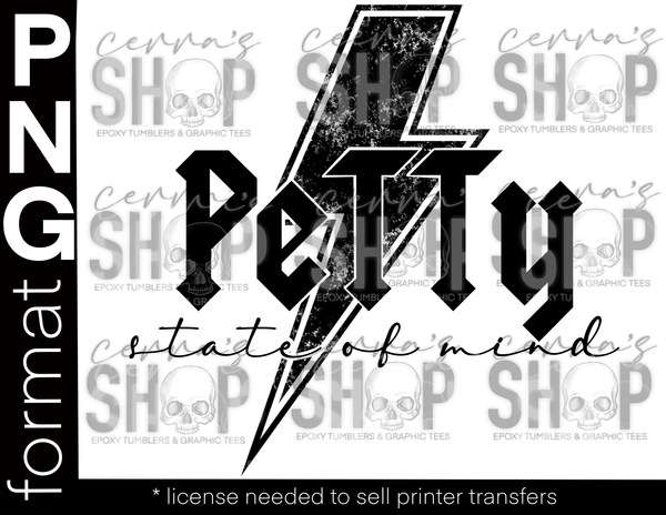 Petty state of mind  Cerra's Shop Creates   