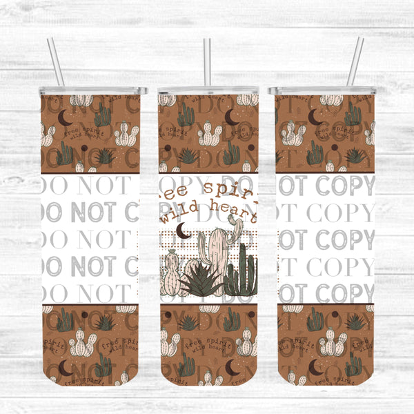 Wild Heart Tumbler Wrap  Cerra's Shop Creates   