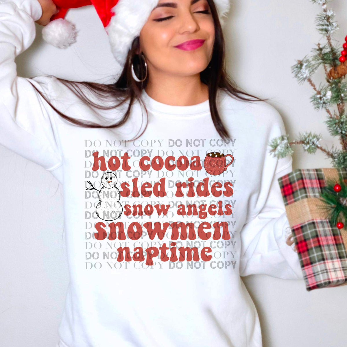Hot Cocoa, Sled Rides, Snow Angels Full Color  Cerra's Shop Creates   