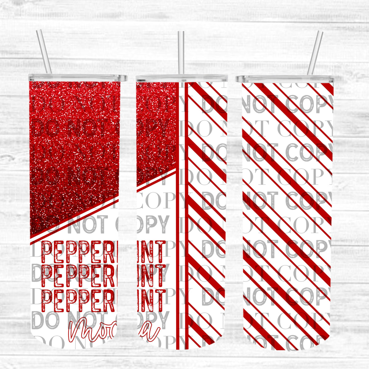 Peppermint Tumbler Wrap  Cerra's Shop Creates   