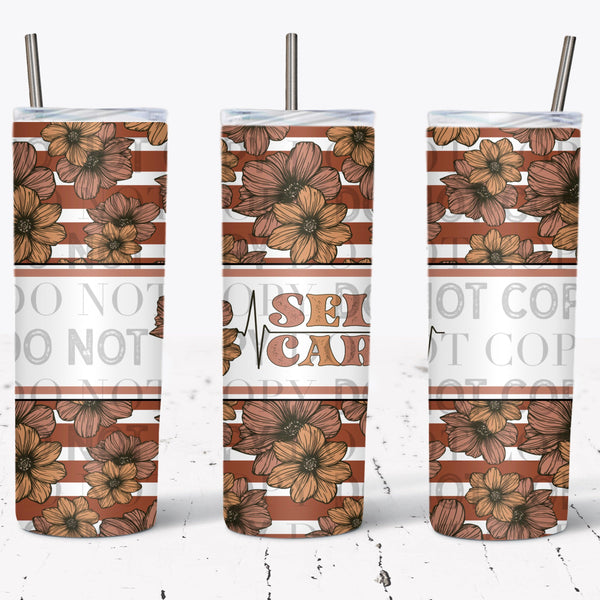 Self Care Tumbler Wrap  Cerra's Shop Creates   