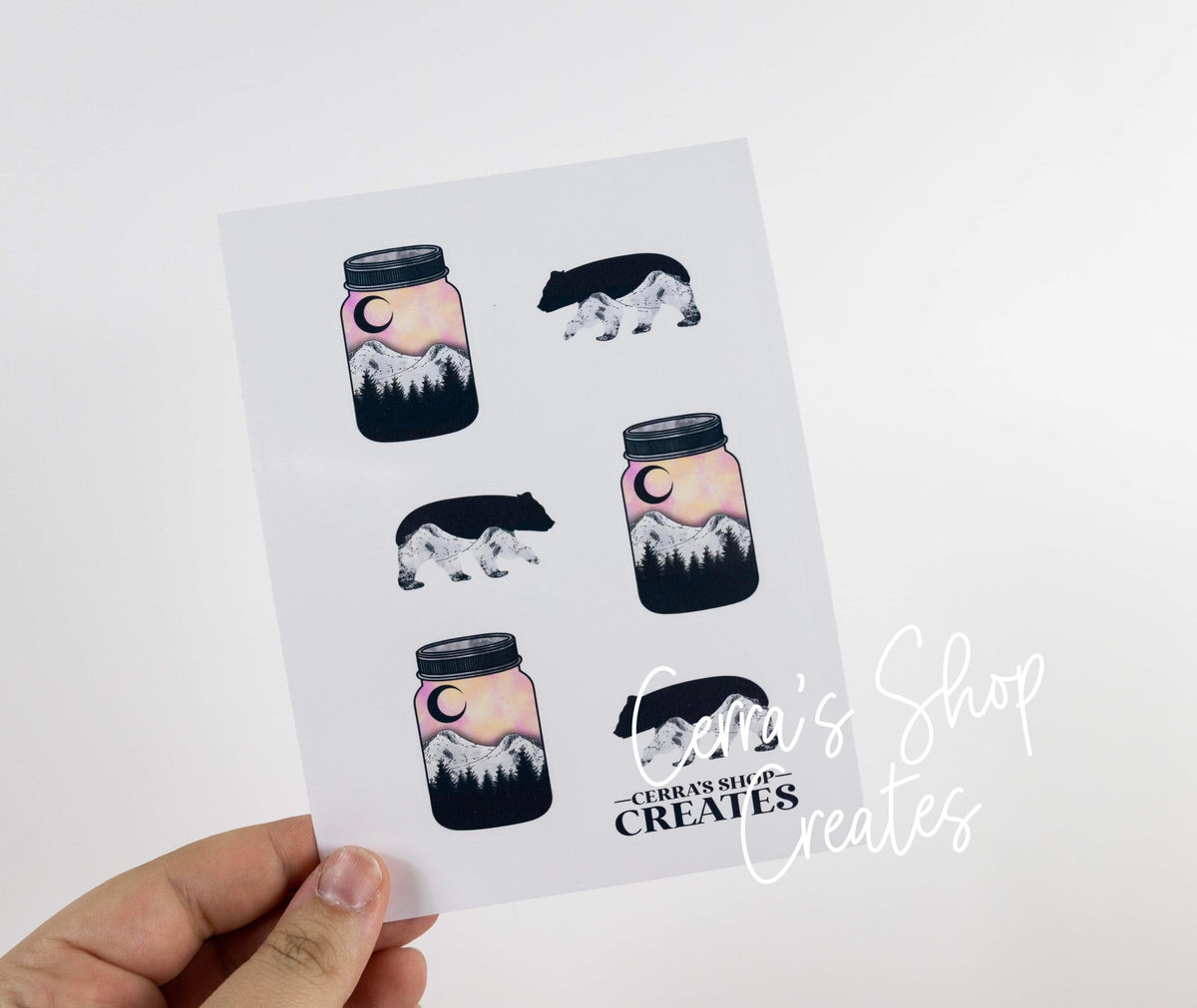 Outdoorsy Sticker Sheets  Cerra's Shop Creates   