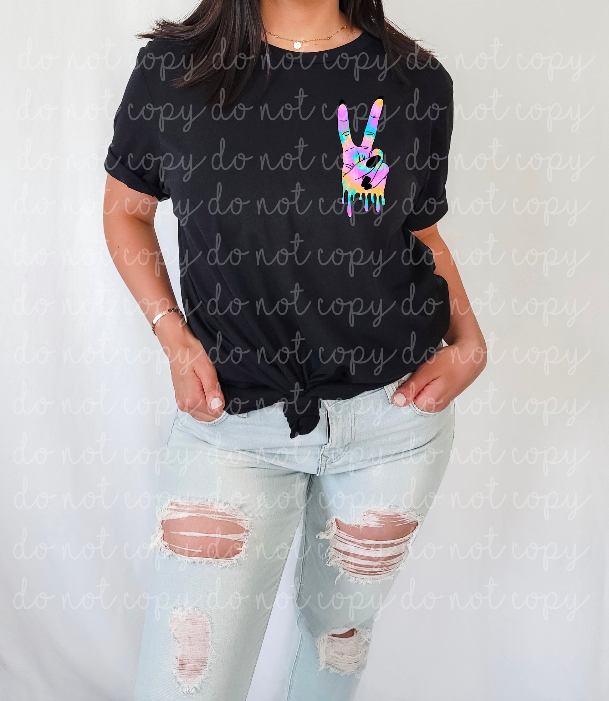 Drippy peace tie dye  Cerra's Shop Creates   