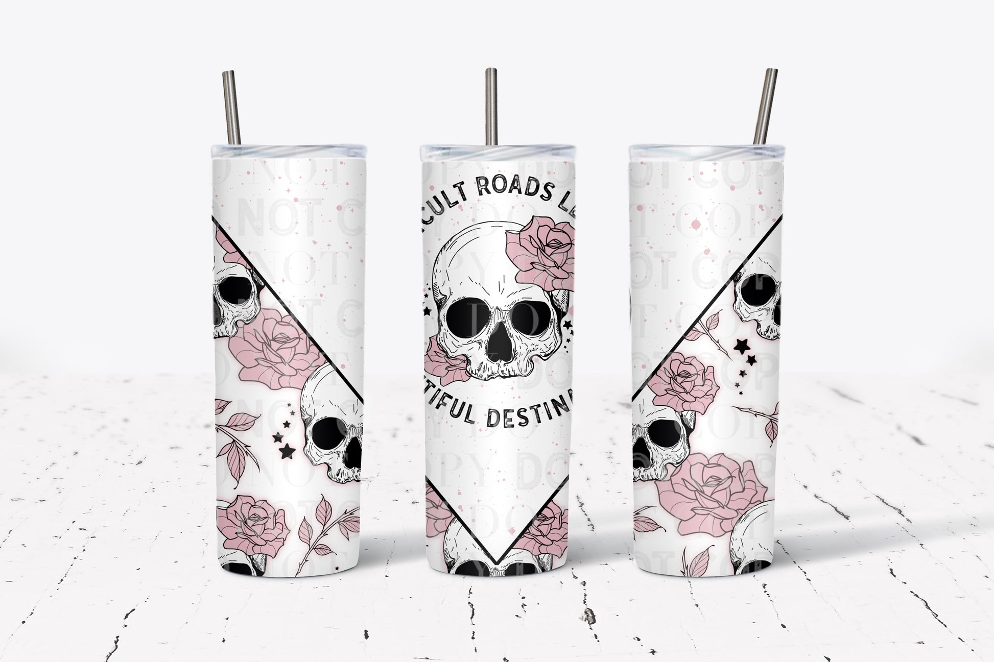 Skull and rose wrap  Cerra's Shop Creates   