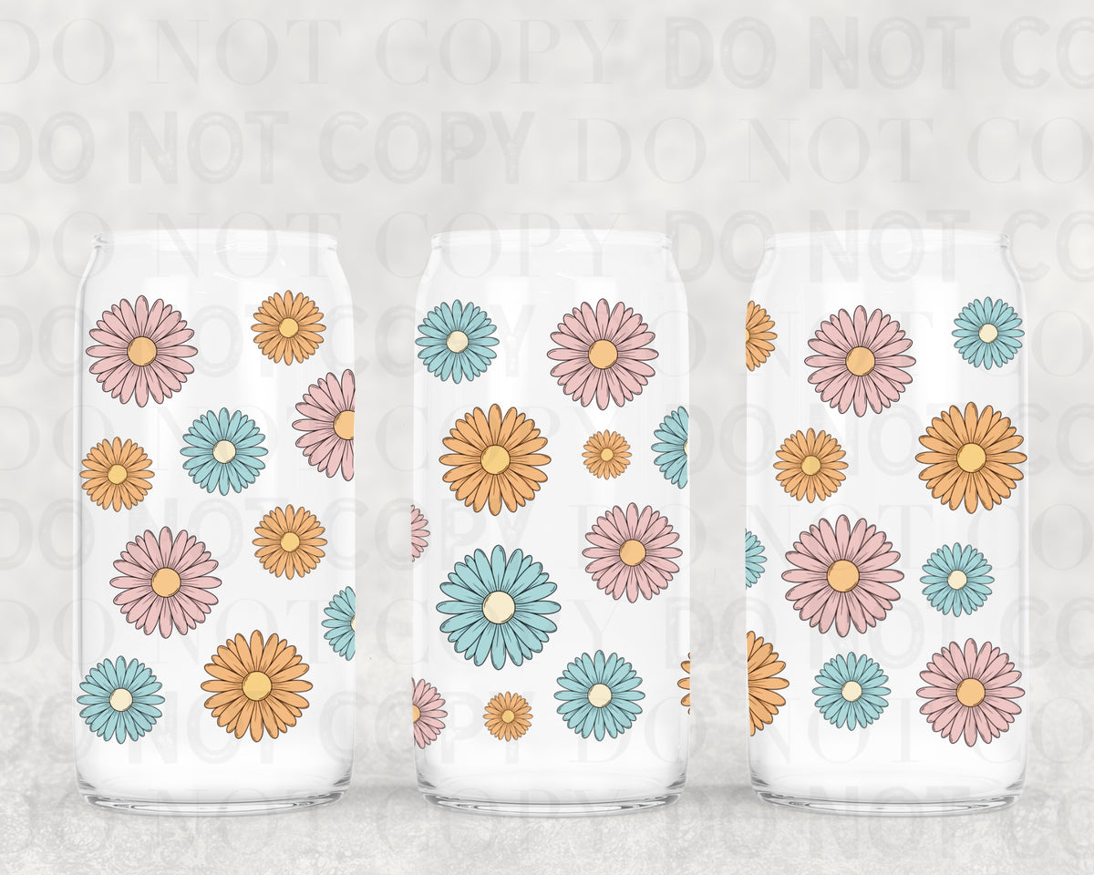 Flowers tumbler wrap sized for 16 oz frosted cup from mother tumbler  Cerra's Shop Creates   
