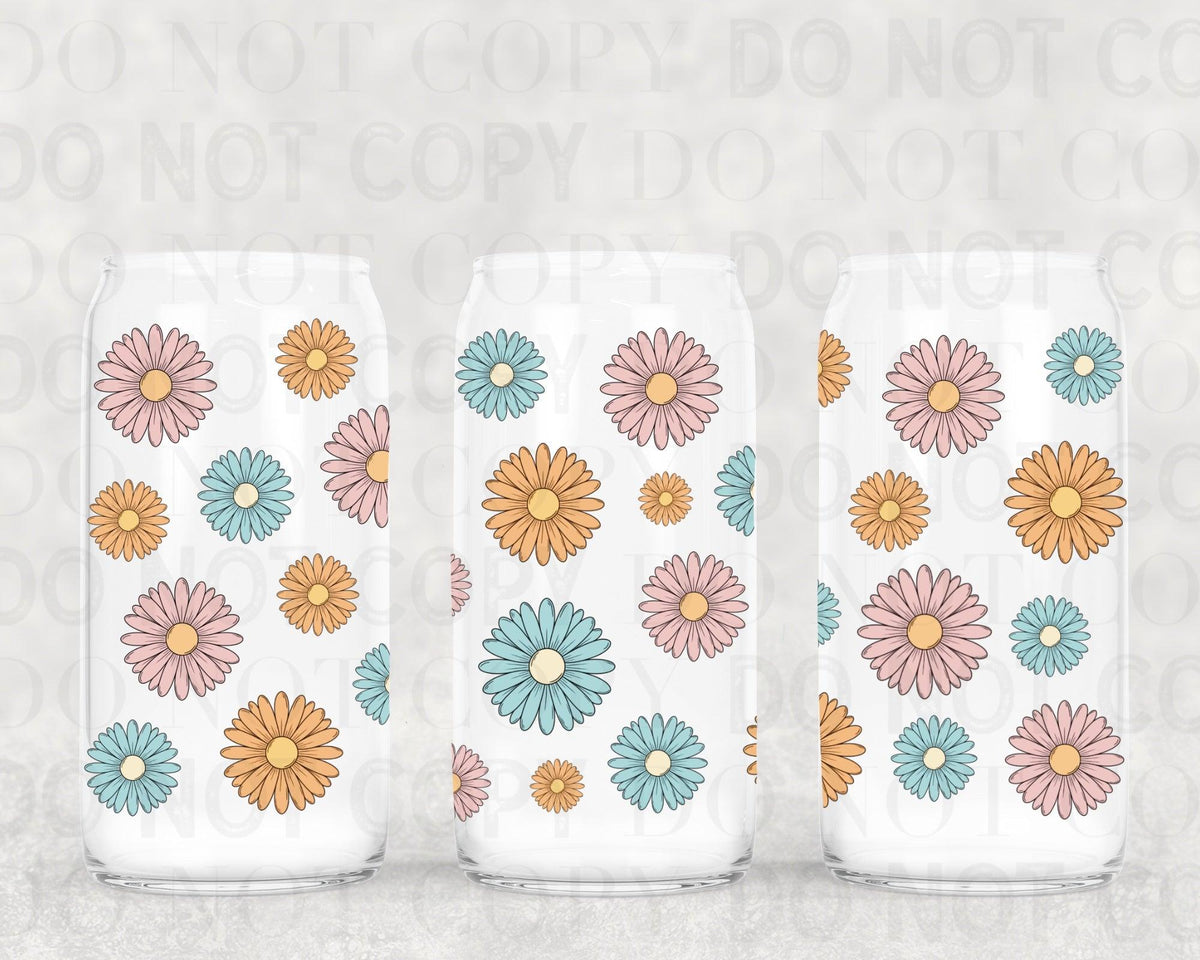 Flowers tumbler wrap sized for 16 oz frosted cup from mother tumbler  Cerra's Shop Creates   