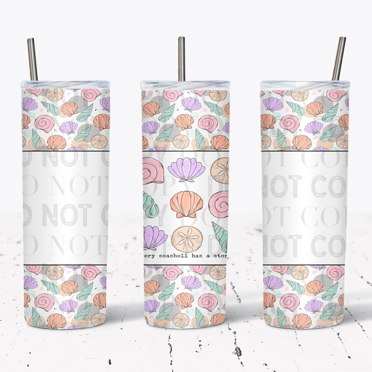 Every Shell Has A Story Tumbler Wrap