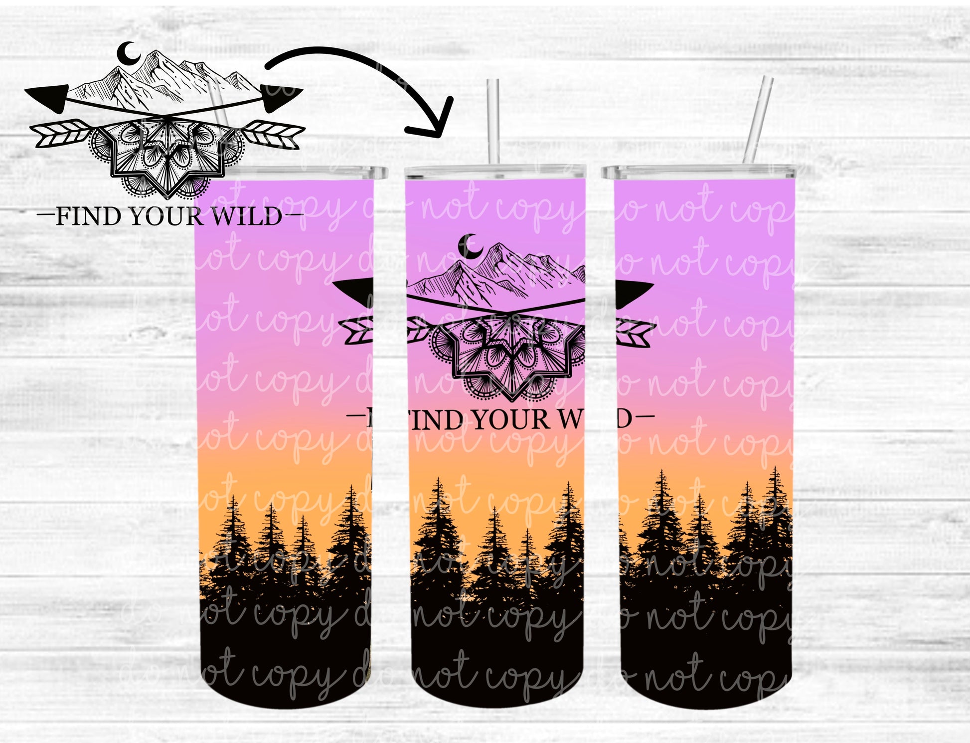 Find your wild tumbler wrap  Cerra's Shop Creates   
