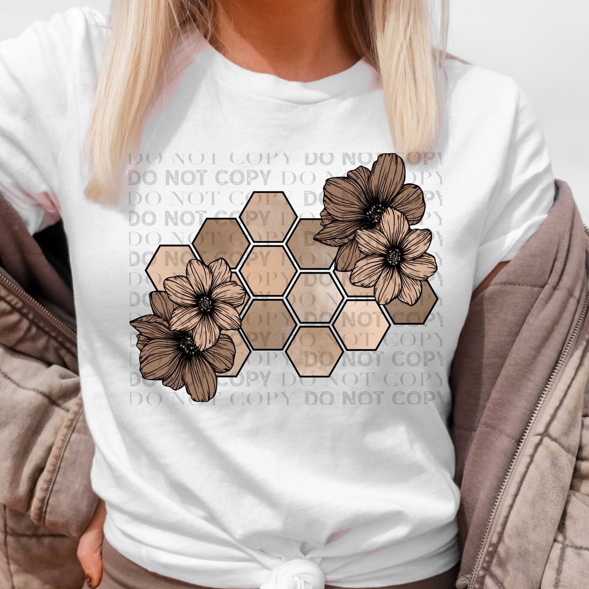 Mauve Honeycomb Full Color