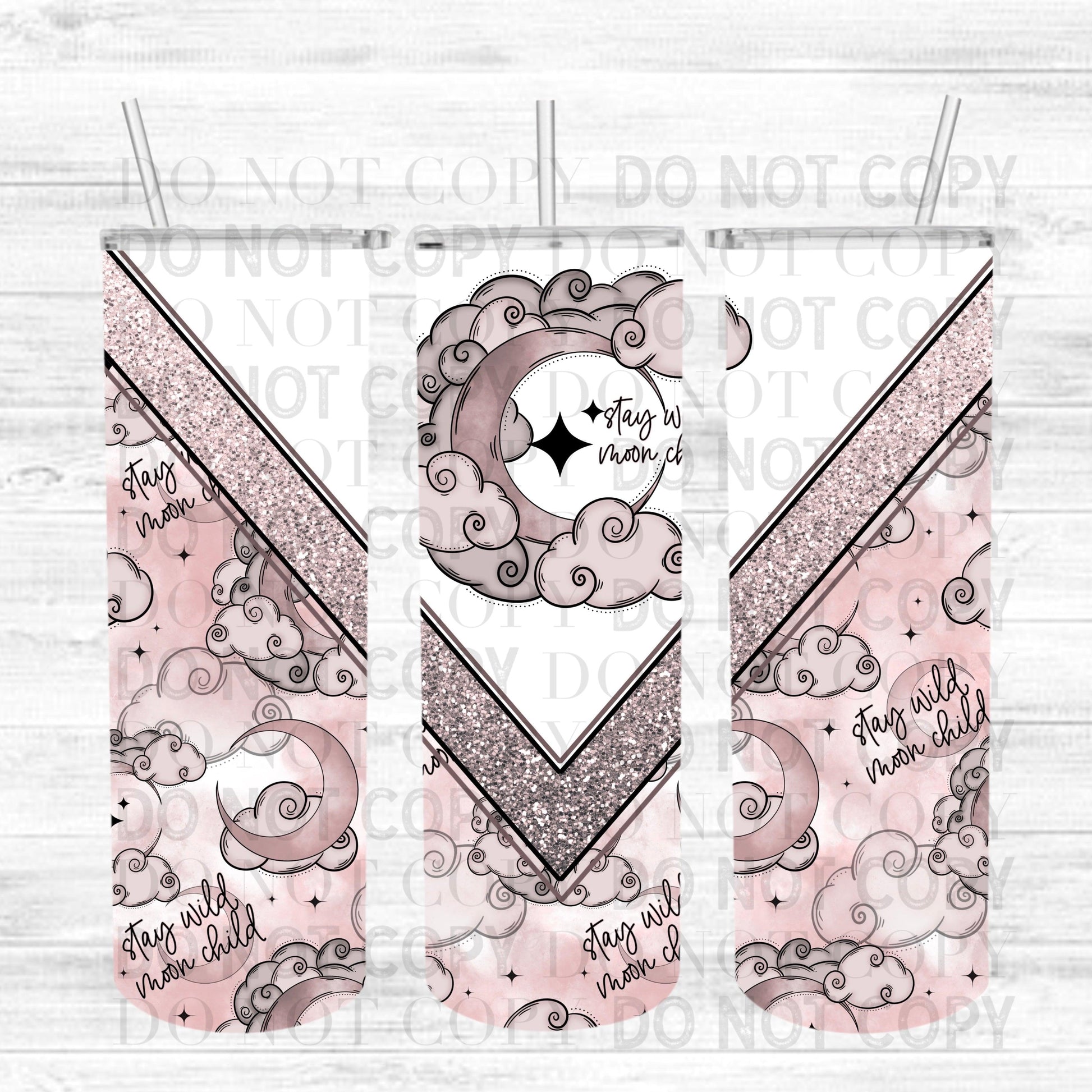 Moon child  Tumbler Wrap  Cerra's Shop Creates   
