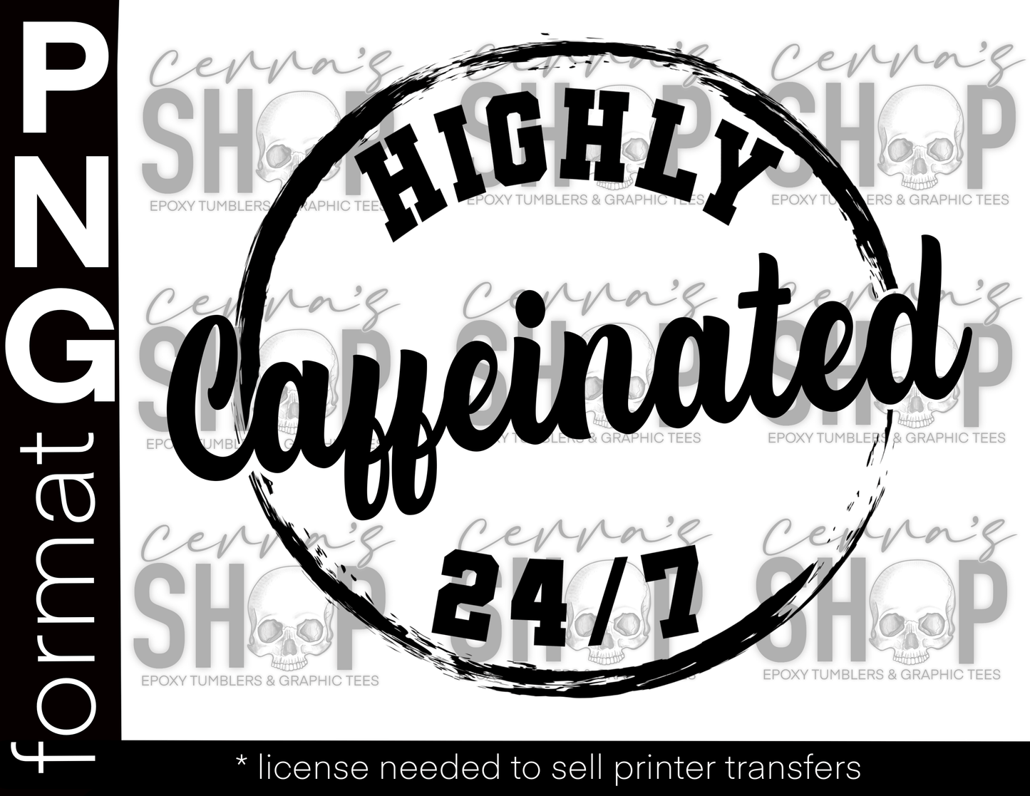 Highly caffeinated  Cerra's Shop Creates   