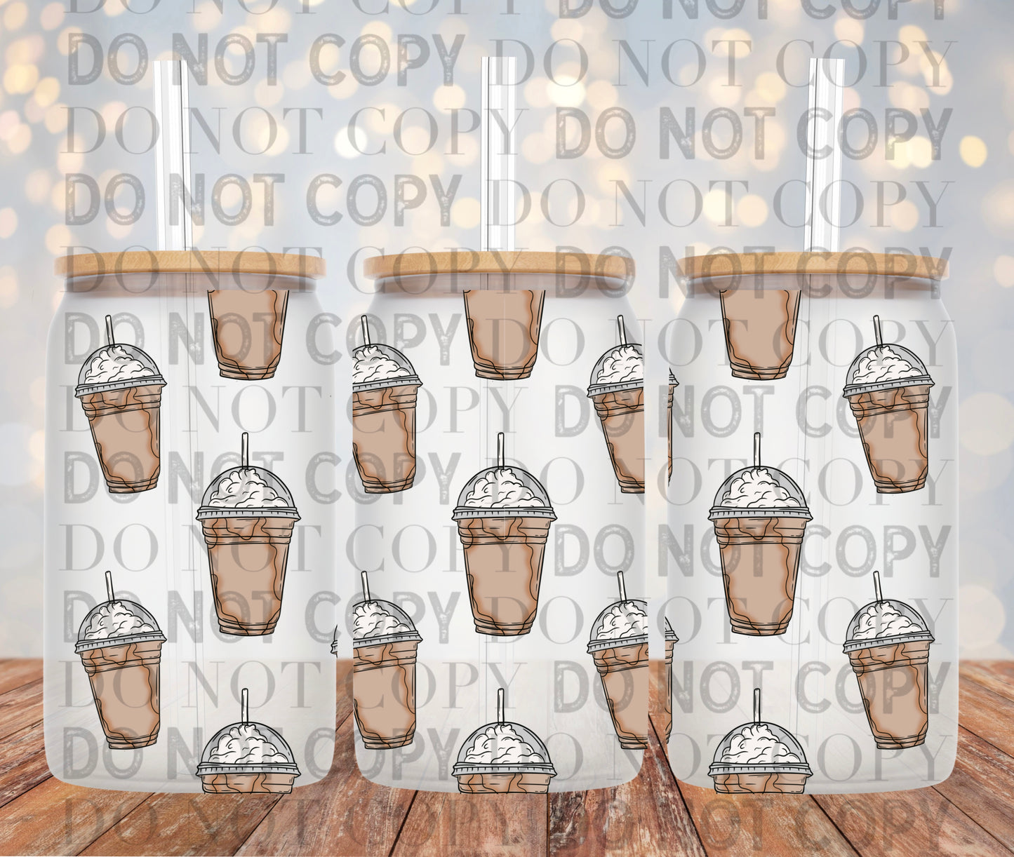 Coffee tumbler wrap sized for 16 oz frosted cup from mother tumbler  Cerra's Shop Creates   