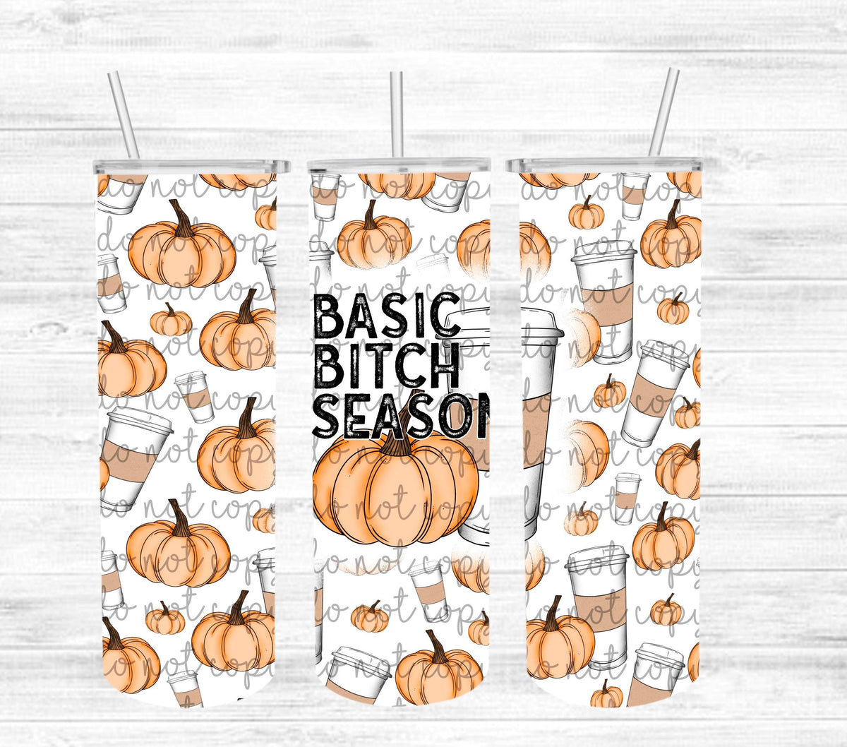 Basic b season  Tumbler Wrap  Cerra's Shop Creates   