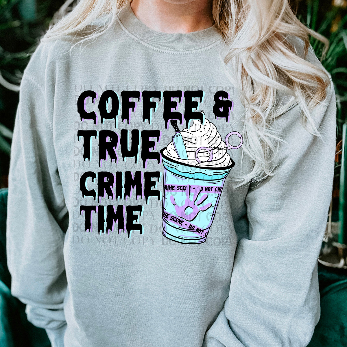 Coffee & True Crime Time Full Color